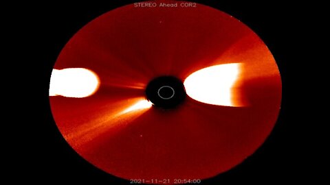 Objects as large as the Sun caught by STEREO Ahead COR 2! November 2021