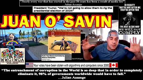 🔑🔓 Sep 27 2023 - Juan O Savin w/ Nino > Trump's Recent Speech Comms [Can You Hear Me Now]