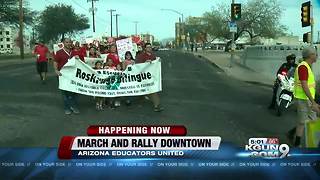 Red for Ed in Arizona: Teachers holding "walk-ins"