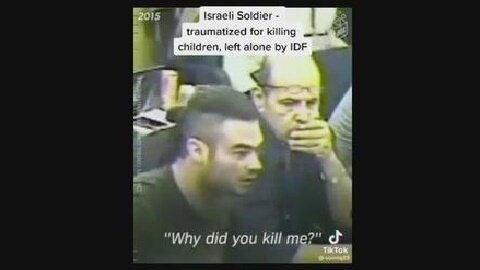 A Traumatized Israeli Solider - Feeling the GRAVITY of deeds done for the WANT of OTHERS