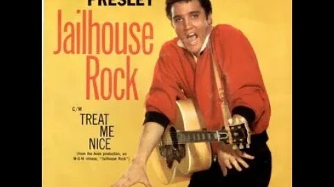 ELVIS PRESLEY Jailhouse Rock ( Original Soundtrack Clip) Colorized 4 K