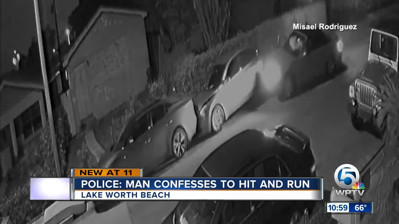 Man confesses to crashing into parked vehicles in Lake Worth Beach