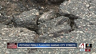 Pothole perils plague Kansas City streets