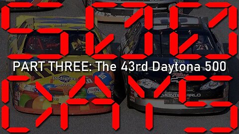 PART THREE - 500 Days: Lost Storylines of the 2001 Daytona 500 (NASCAR Documentary)