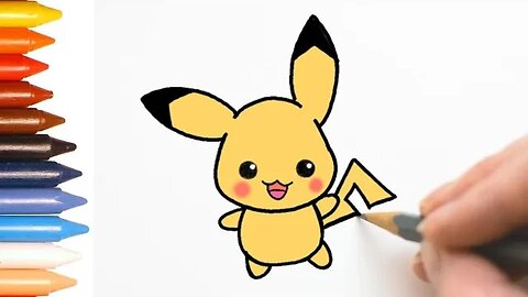 como desenhar um pikachu bebê  como desenhar um pikachu bebê paso a paso 