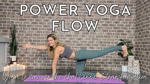 25 minute Power Yoga Flow || Power Flow for Transformation || Yoga with Stephanie