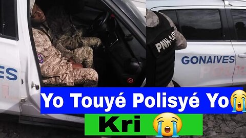 Yo Touyé 2 Polisyé Nan Yon Machin...Yo Baré Gro Majistra Ak Pil Zam Pil Katouch Pou Touyé Moun...