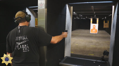 Practicing Fighting Skills On An Indoor Range