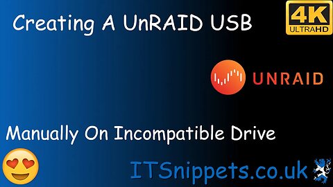 Creating A USB Install Drive Manually On A Incompatible Drive