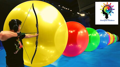 How Many Giant Balloons Stops An Arrow?