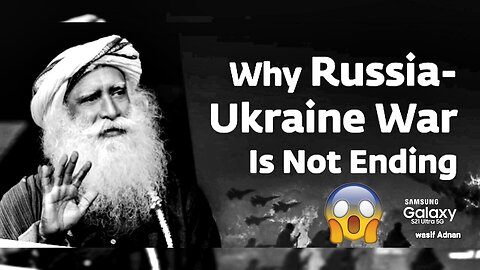 No Stop Ukraine Russia war Why the real reason by sadguru special news