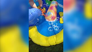 Little Girl Is Confused About Slide