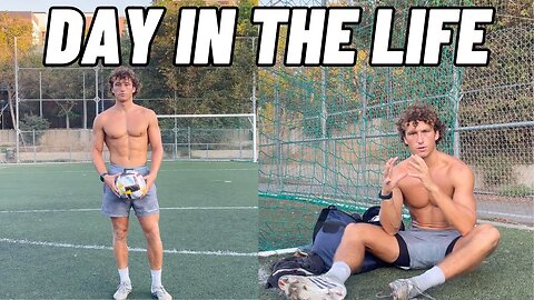 Should You Train The Day Before A Match? Day In The Life Of A Footballer In Barcelona!