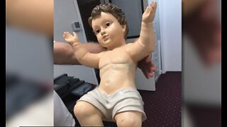 Missing baby Jesus taken from St. Lucy Catholic Church nativity scene found