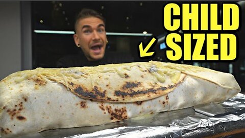 KILLER "CHILD SIZED" BURRITO CHALLENGE | Tampa's BIGGEST Burrito!