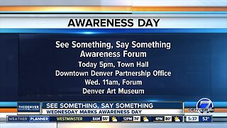 See Something, Say Something Awareness