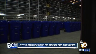 San Diego to open new homeless storage site, but where?