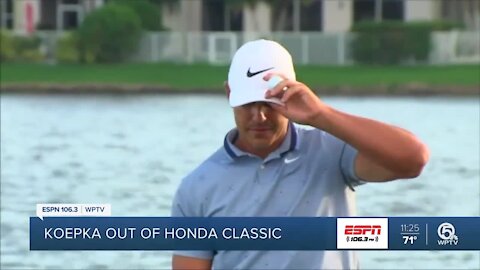 Injury forces Brooks Koepka out of Honda Classic