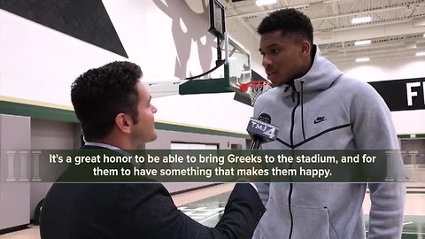 It's all Greek with Giannis Antetokounmpo in one-on-one interview with TODAY'S TMJ4