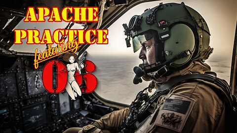 DCS World AH-64D Apache maneuvering practice in confined spaces.