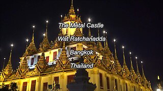 The Metal Castle Wat Ratchanadda in Bangkok, Thailand