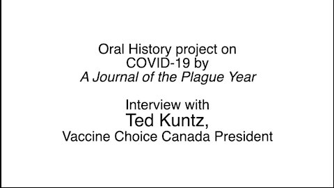 Oral History Project Focused on Covid-19, Interview with Ted Kuntz, VCC President