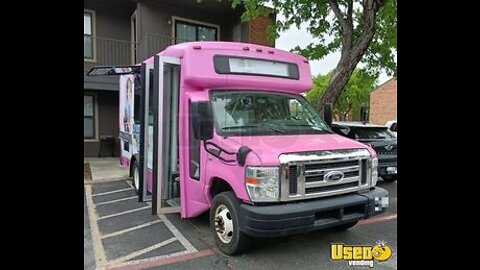 2016 Ford E350 Super Duty PINK Ice Cream & Shaved Ice Truck with New Interior for Sale in Texas