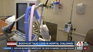 Bioethicist talks COVID-19 hospital challenges