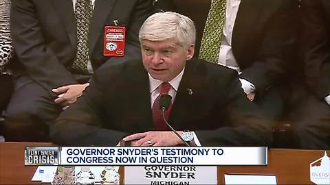 Did Gov. Snyder lie under oath in Flint water crisis, Congress wants answers