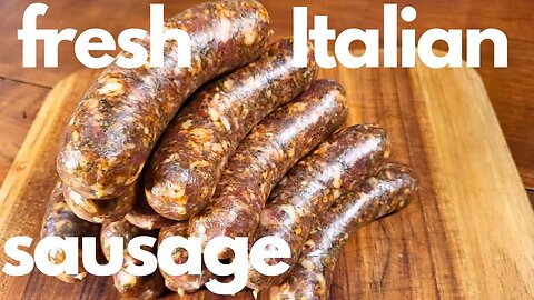 How To Make Italian Sausage | Sweet Spicy Or Mild | Gourmet Woodsman
