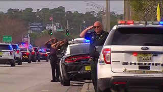 Fallen FHP trooper escorted to Sarasota