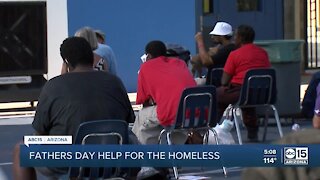 Chaplain gives message to homeless community on Father's Day