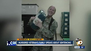 Murdered veteran's family speaks about sentencing