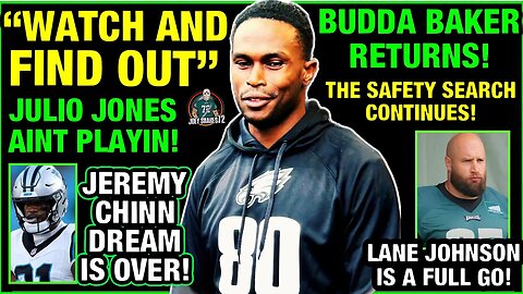 #3 INCOMING! JULIO JONES JUST SAID "WATCH & FIND OUT" JEREMY CHINN OUT 6 WEEKS! BUDDA BAKER NEWS!