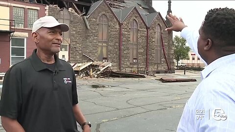 Tornado blows off roof at New Life at Calvary Church in Cleveland