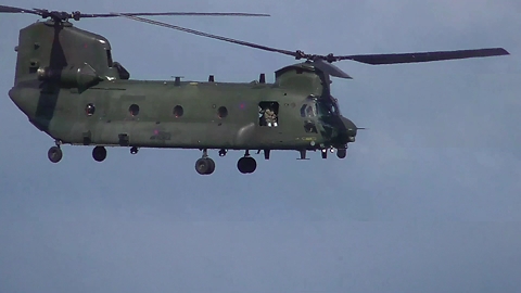 Chinook Display Team At Torbay Airshow 2017