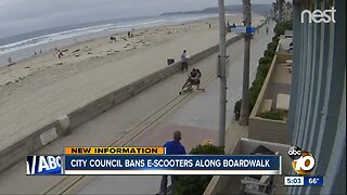 Scooters banned on boardwalks