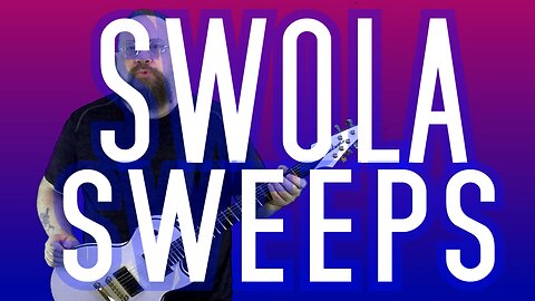 Want to Learn Some Sweep Picking Shapes? Check Out These SWOLA Sweeps! #arpeggios #swola164