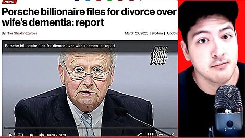 Porsche Billionaire Files For DIVORCE Over Wife's Dementia...