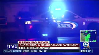 Shots fired in Jupiter neighborhood