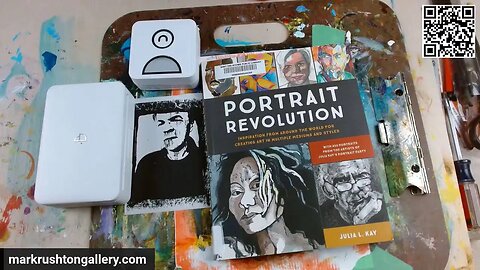 Thumbing Through the Book "Portrait Revolution" by Julia L. Kay