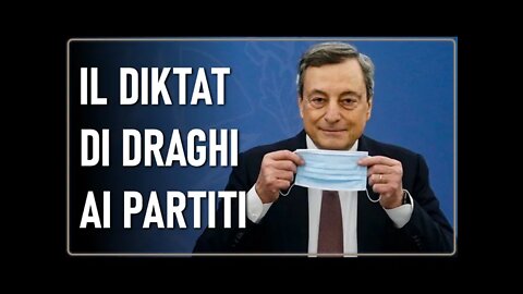 Il diktat di Draghi ai partiti: "dobbiamo essere idealisti". Il neoliberismo distruggerà l'Italia