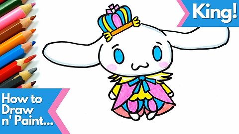 How to Draw and Paint Sanrio's King Cinnamoroll