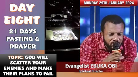 DAY 8 OF 21 DAYS FASTING PRAYER 2024 || GOD WILL SCATTER YOUR ENEMIES #ZionPrayerMovementOutreach