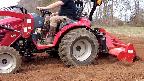 New Garden First Tilling! Early Potatoes