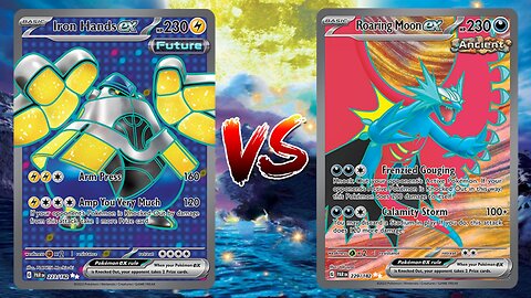 Pokemon TCG Live Miraidon Iron Hands EX VS Roaring Moon EX!!