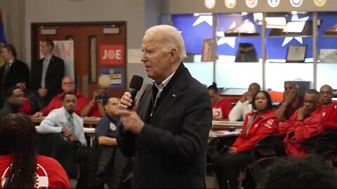 Biden Bizarrely Tells Auto Workers 'We Don't Taste That Good' Before Facing Gaza Hecklers In Mich.