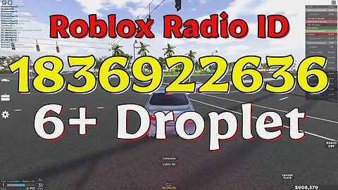 Droplet Roblox Radio Codes/IDs