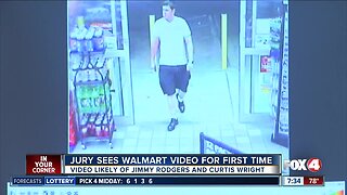 Jury sees Walmart video for the first time in Rodgers murder trial