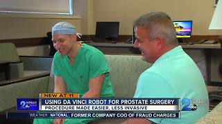 Using Da Vinci Robot for prostate surgery